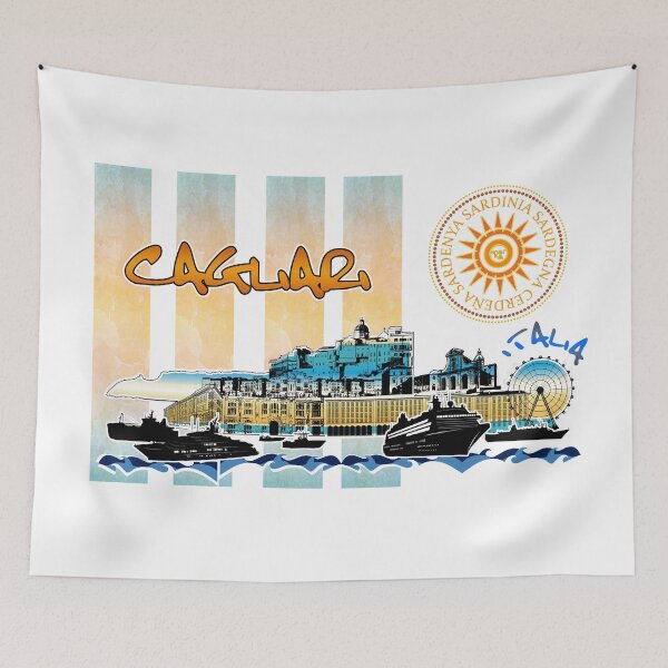 Item preview, Cagliari - Sardegna - Sardinia - Skyline designed and sold by miskaralise.