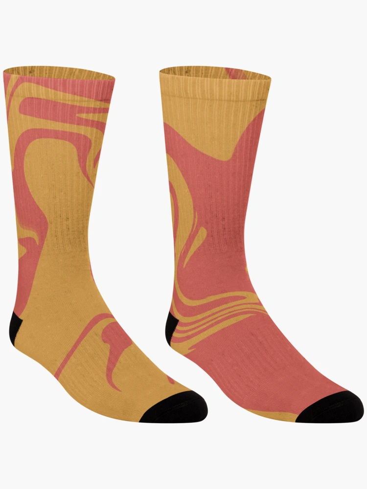 Thumbnail 3 of 5, Socks, Orangesicle designed and sold by CreativeCodeLLC.