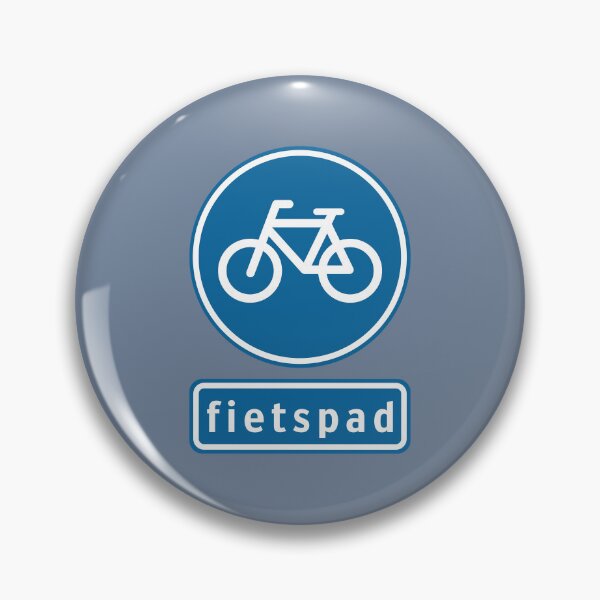 Item preview, Dutch Bicycle Cycle Path Netherlands Bike Track Route Street Sign designed and sold by Maljonic.
