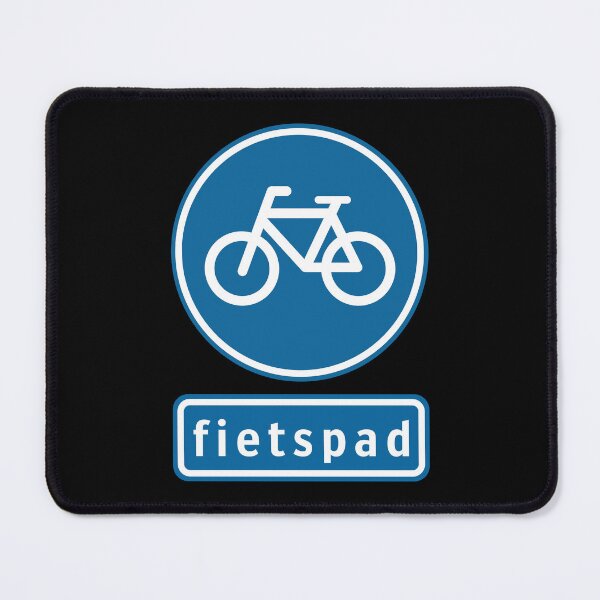 Item preview, Dutch Bicycle Cycle Path Netherlands Bike Track Route Street Sign designed and sold by Maljonic.