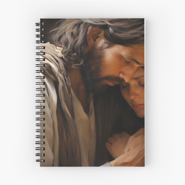 Item preview, Divine Comfort: Jesus Embracing Grieving Hearts designed and sold by RnRShopAI.