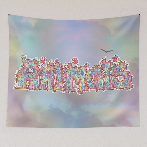 Item preview, Kaleidoscopic Animals (Text) designed and sold by vanillakirsty.