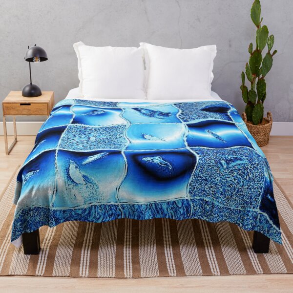 Item preview, Elements of nature in metallic blue ice-cold color  designed and sold by JaroDesign2023.