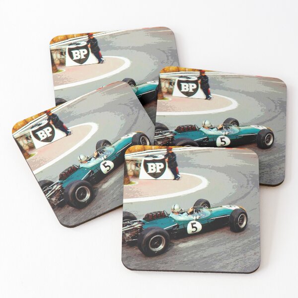 Item preview, Jack Brabham behind the wheel of his 1964  Brabham racecar designed and sold by Rodissimus1984.