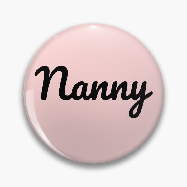 Item preview, Nanny name - for printed gifts designed and sold by Sue Davie.