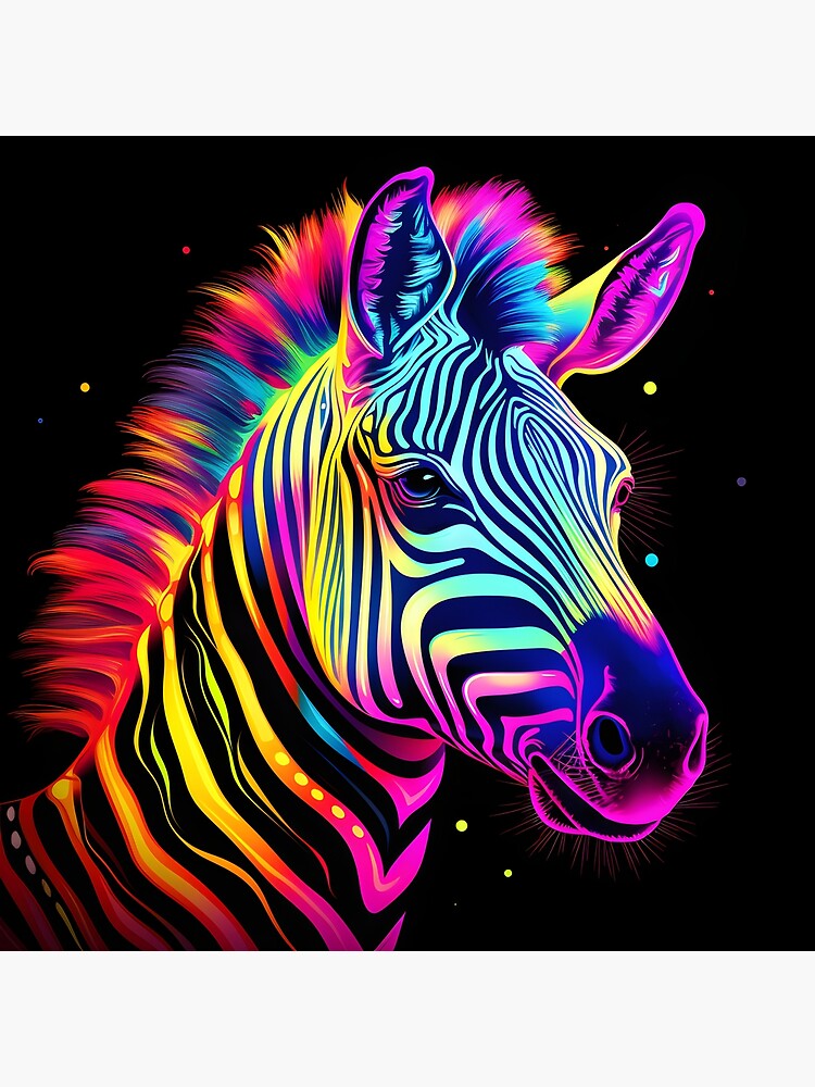 Neon Scratch Art Animals