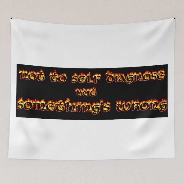 Item preview, Not To Self Diagnose But Bumper Sticker designed and sold by casserolestan.