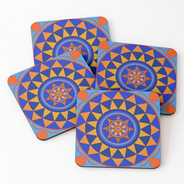 Item preview, Polychromic Roman mosaic rosace designed and sold by frederic Lecut.