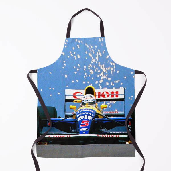 Item preview, Nigel Mansell racing in his 1991 racecar with sparks flying in the air designed and sold by Rodissimus1984.