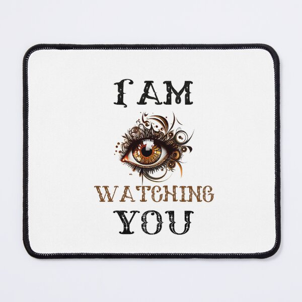 Item preview, I am watching you. I'm following you. Magical eyes with eyes that look at you, T-shirt design, blank for designer. designed and sold by Anastasiia Yurevych.