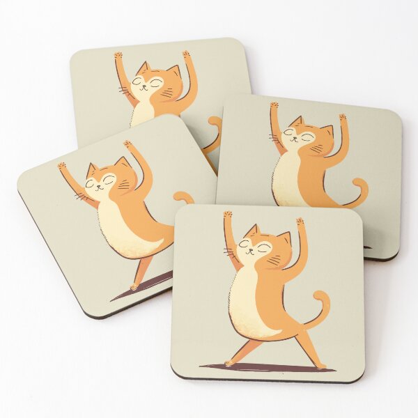 Item preview, Cat doing Yoga designed and sold by Amir Faysal.