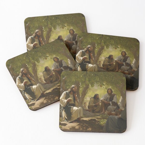 Item preview, Divine Harvest: Jesus and His Followers in the Apple Orchard designed and sold by RnRShopAI.