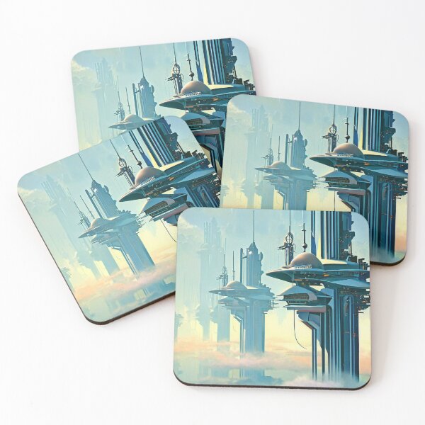 Item preview, Sci-fi City No. 1 designed and sold by MJNurmi.
