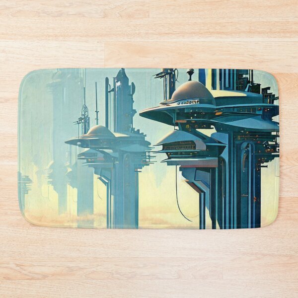 Item preview, Sci-fi City No. 1 designed and sold by MJNurmi.
