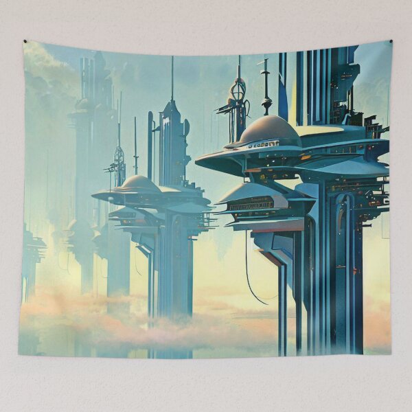 Item preview, Sci-fi City No. 1 designed and sold by MJNurmi.
