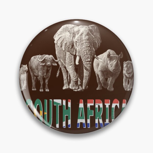 Item preview, Africa's Big Five South Africa Pride Wildlife   	 designed and sold by hukkaawkeds11.