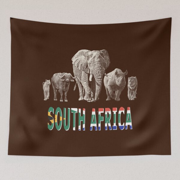 Item preview, Africa's Big Five South Africa Pride Wildlife   	 designed and sold by hukkaawkeds11.