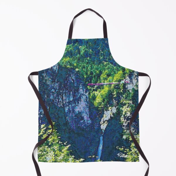 Item preview, SUSPENSION BRIDGE AND WATERFALL designed and sold by ArtbyRolleen.