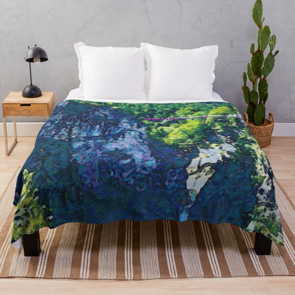 Item preview, SUSPENSION BRIDGE AND WATERFALL  designed and sold by ArtbyRolleen.