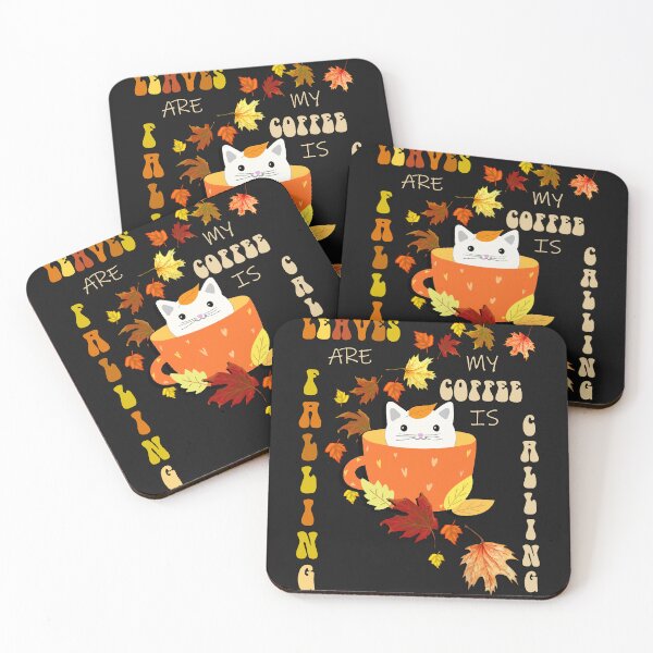 Item preview, Leaves Are Falling My Coffee Is Calling Autumn designed and sold by tamdevo1.