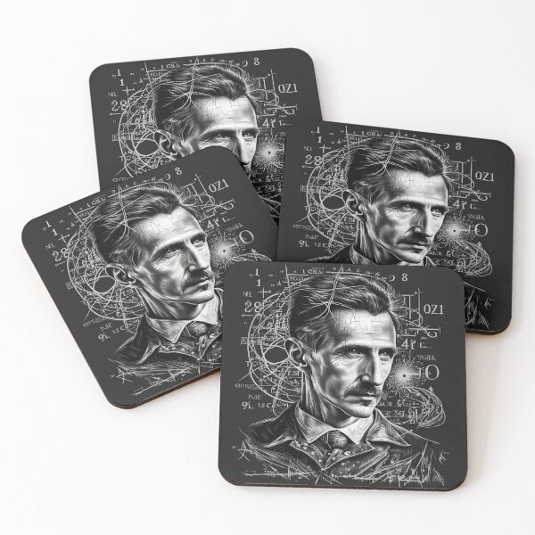 Item preview, Nikola Tesla in Space - Logarithm Scheme designed and sold by Lamarcy.