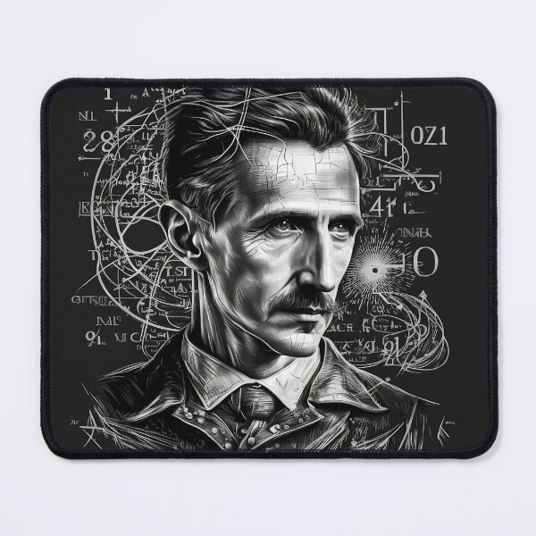 Item preview, Nikola Tesla in Space - Logarithm Scheme designed and sold by Lamarcy.
