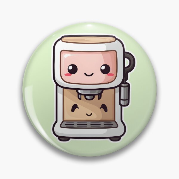 Item preview, Coffee Cuddles: Kawaii "Espresso Machine" designed and sold by HIKARI Creations.