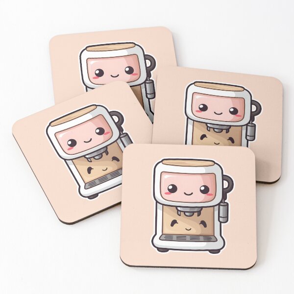 Item preview, Coffee Cuddles: Kawaii "Espresso Machine" designed and sold by HIKARI Creations.