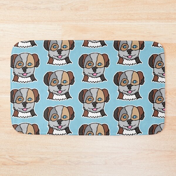 Item preview, Australian Shepherd Dog Cartoon Drawing designed and sold by MimiJaneCo.