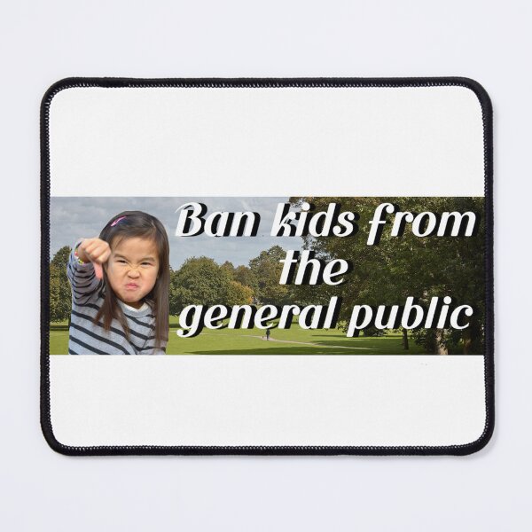 Item preview, Ban Kids From The General Public Bumper Sticker designed and sold by casserolestan.