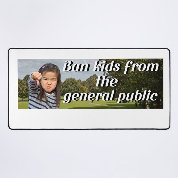 Item preview, Ban Kids From The General Public Bumper Sticker designed and sold by casserolestan.