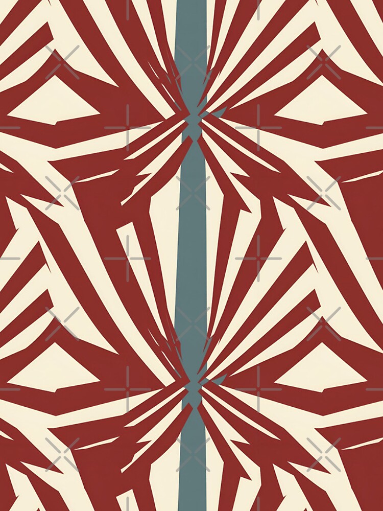 Thumbnail 4 of 4, Samsung Galaxy Phone Case, Abstract 70s Retro Red Rays Pattern designed and sold by Sturdust.