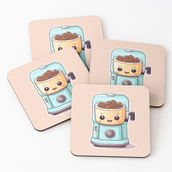 Item preview, Coffee Cuddles: Kawaii "Coffee Grinder Machine" designed and sold by HIKARI Creations.