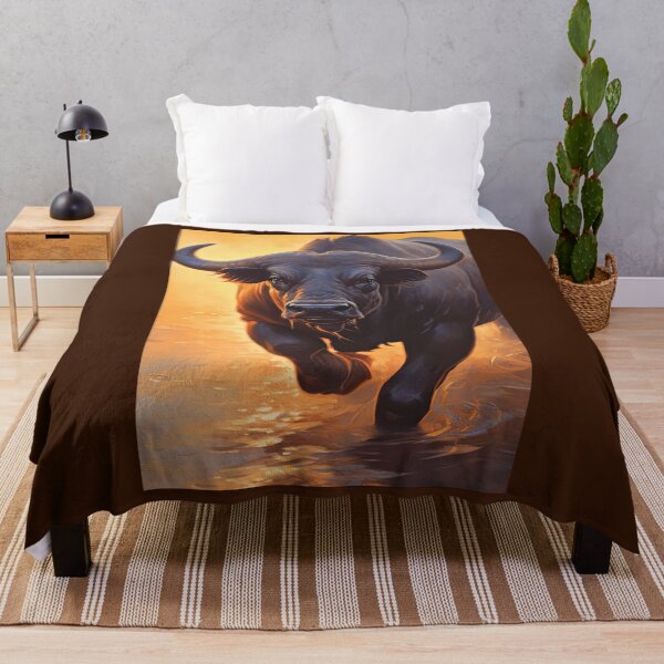 Item preview, African Buffalo Graphic Dress designed and sold by hukkaawkeds11.