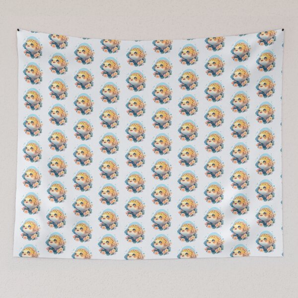 Item preview, Cute puffer fish designed and sold by BacalhanzZz.