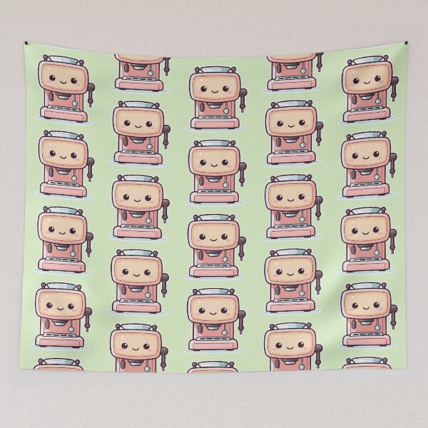 Item preview, Coffee Cuddles: Kawaii "Espresso Machine 2" designed and sold by HIKARI Creations.