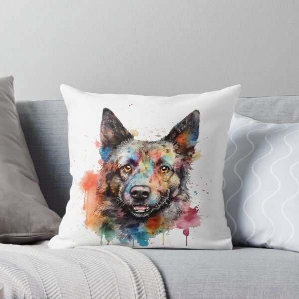 Item preview, Hungarian Mudi Bright Watercolor Painting  designed and sold by Bug & Brush.