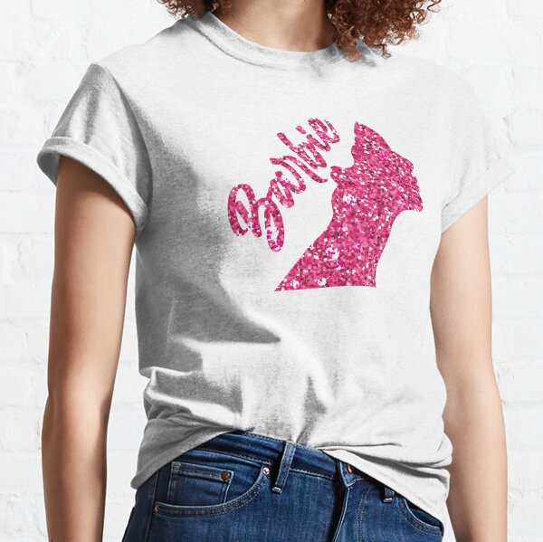 Hot pink barbie discount shirt