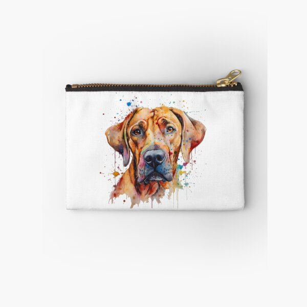 Item preview, Rhodesian Ridgeback Bright Watercolor Painting designed and sold by Bug & Brush.