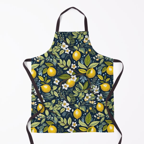 Item preview, Zesty Blossoms - Lemon Seamless Pattern with Flowers and Branches designed and sold by vadimcarazan.