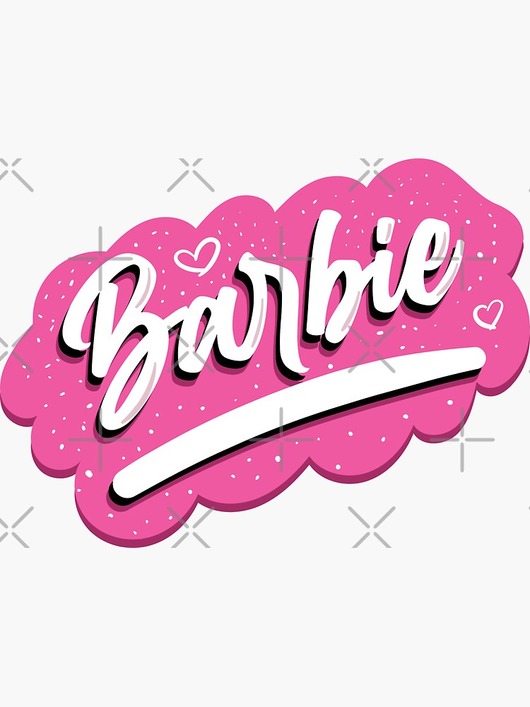 Sticker for Sale mit Barbie-Shirts für Damen – Schwarze Barbie