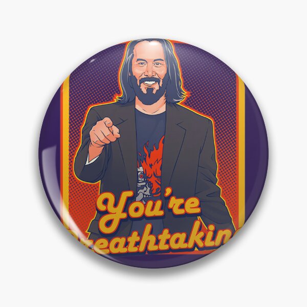 Item preview, Keanu Reeves 	 You're Breathtaking! 	 designed and sold by xhdnklaja89.