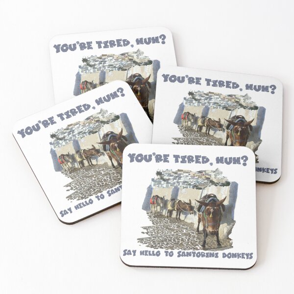 Item preview, Santorini Donkeys designed and sold by 300Spikes.