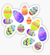 Easter Eggs , Easter Egg Bombs Sticker
