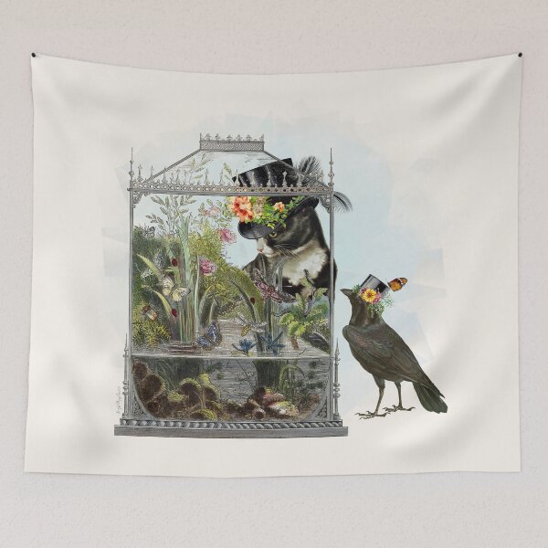 Item preview, Curious Cat and Crow  designed and sold by RagdollGypzy.