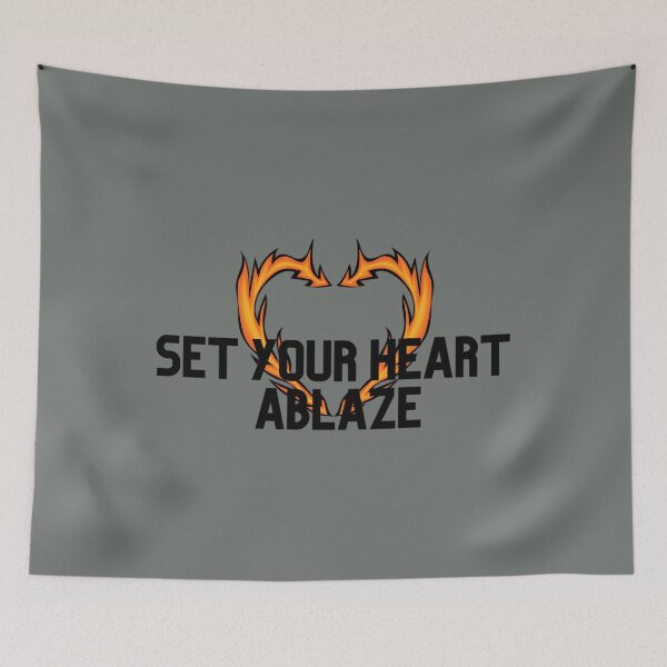 Item preview, SET YOUR HEART ABLAZE	 designed and sold by tacoxlafb13.