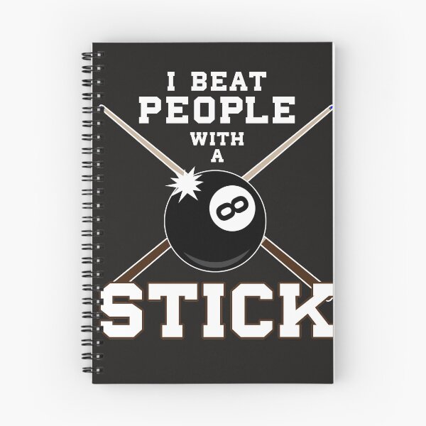 Item preview, I Beat People With A Stick Billiards T-shirt designed and sold by 3familyllc.