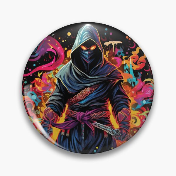 Artikelvorschau, Psychedelic Dark Ninja: Shadowy Intrigue entworfen und verkauft von PsyCloth.