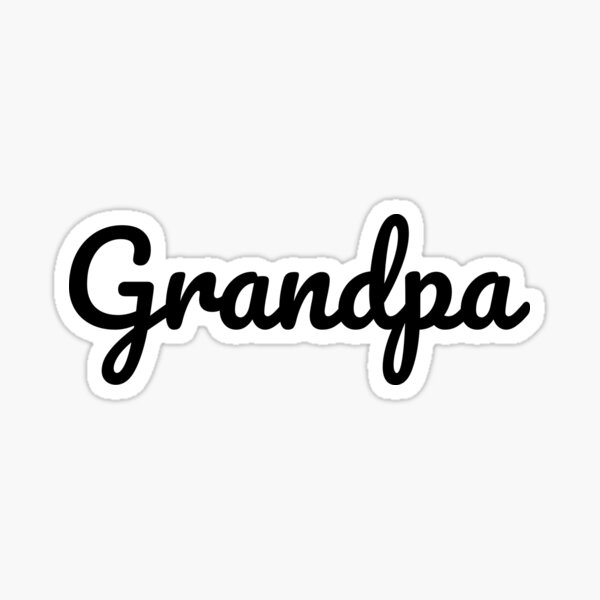 Item preview, Grandpa name - for printed gifts designed and sold by Sue Davie.
