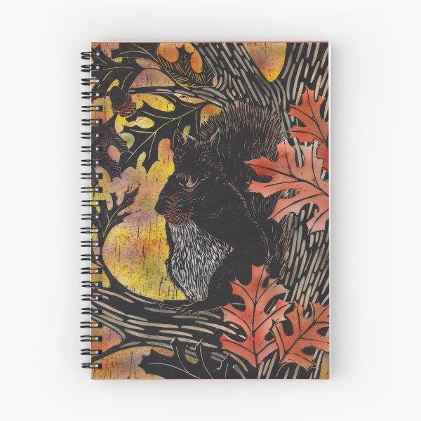 Item preview, Squirrel in oak tree with acorn designed and sold by HelenDBVickers.